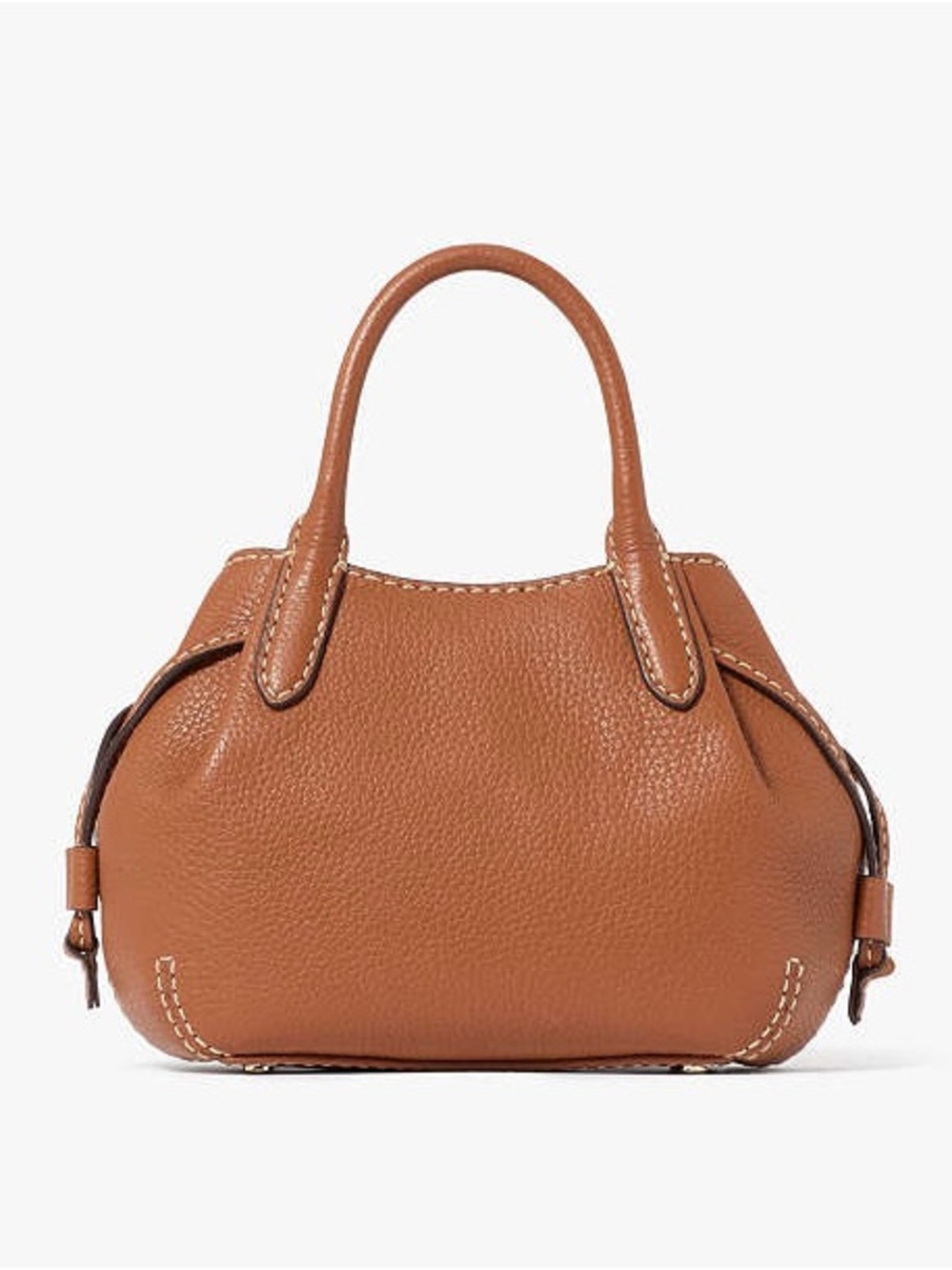 Kate Spade Dumpling Mini Satchel in Warm Gingerbread Leather Crossbody Like New! - Picture 5 of 12
